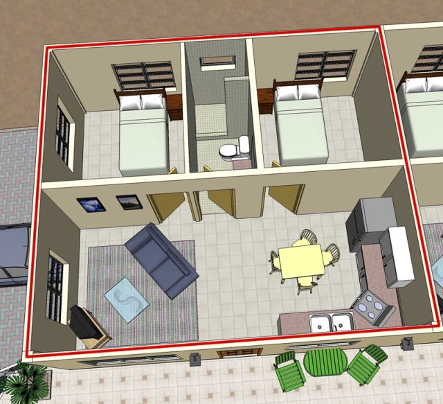 Two bedroom apartment