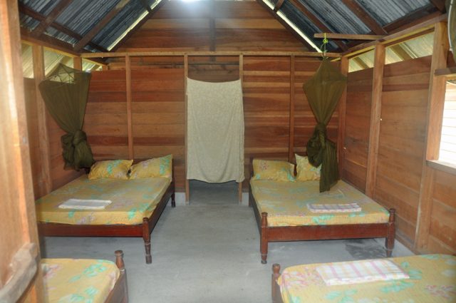 Isadou inside lodge