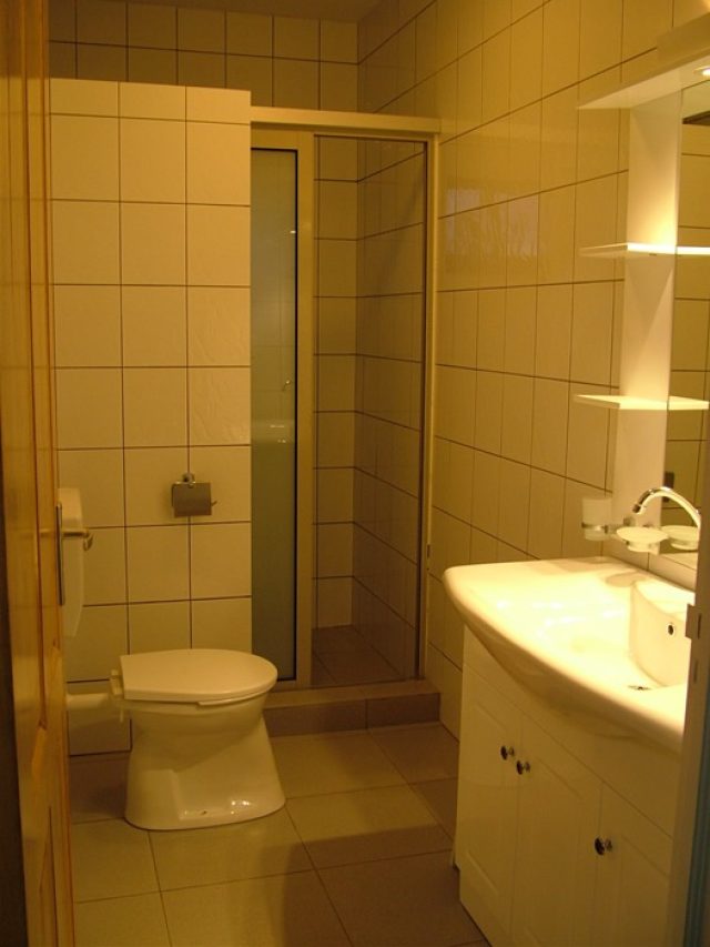 The bathroom